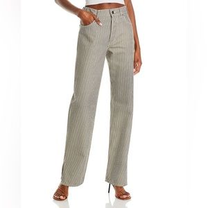 Anine Bing Striped Roy Jean